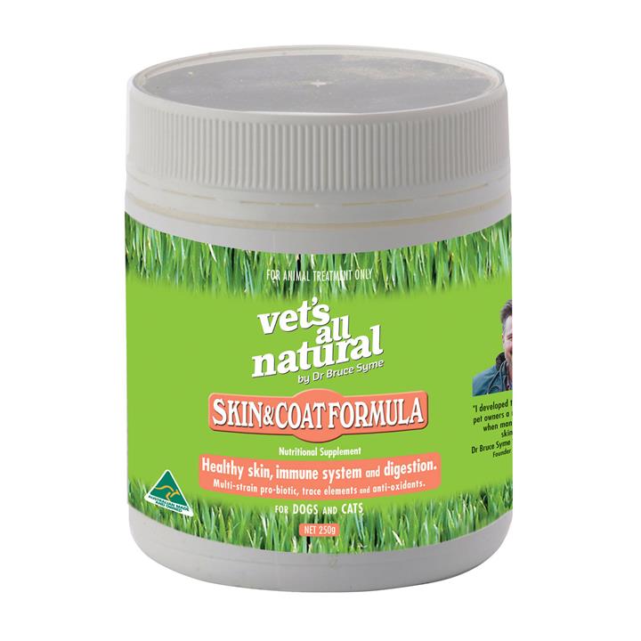 Vet's All Natural Skin& Coat Formula  250 Gm