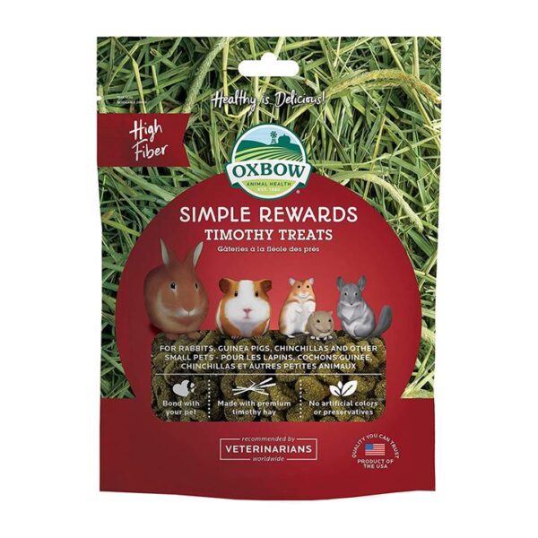 Oxbow Timothy Treats For Small Animals  80 Gm