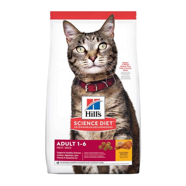 Hill's Science Diet Adult 1-6 Chicken Recipe Dry Cat Food  10 Kg