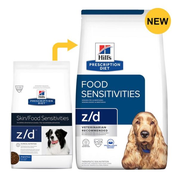 Hill's Prescription Diet Z/D Food Sensitivities Original Flavour Dry Dog Food  3.6 Kg