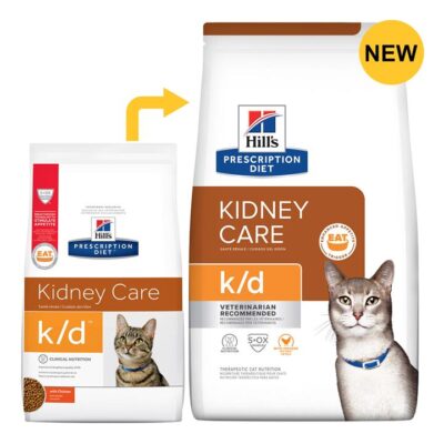 Hill's Prescription Diet K/D Kidney Care With Chicken Dry Cat Food  3.85 Kg