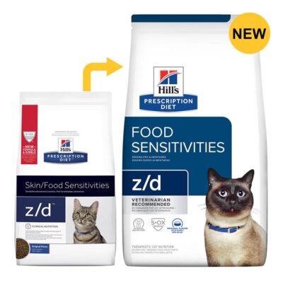 Hill's Prescription Diet Z/D Food Sensitivities Original Flavour Dry Cat Food  3.9 Kg