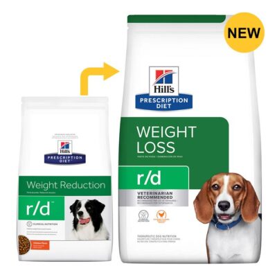 Hill's Prescription Diet R/D Weight Loss Chicken Flavour Dry Dog Food  12.5 Kg