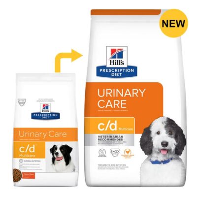 Hill's Prescription Diet C/D Multicare Urinary Care Chicken Flavour Dry Dog Food  3.85 Kg