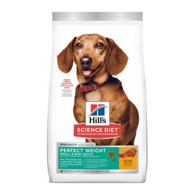Hill's Science Diet Perfect Weight Small & Mini Adult Chicken Recipe Dry Dog Food  1.81 Kg