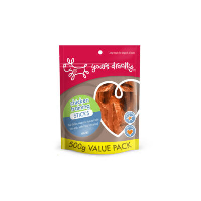 Yours Droolly Chicken Training Sticks Dog Treats  500 Gm