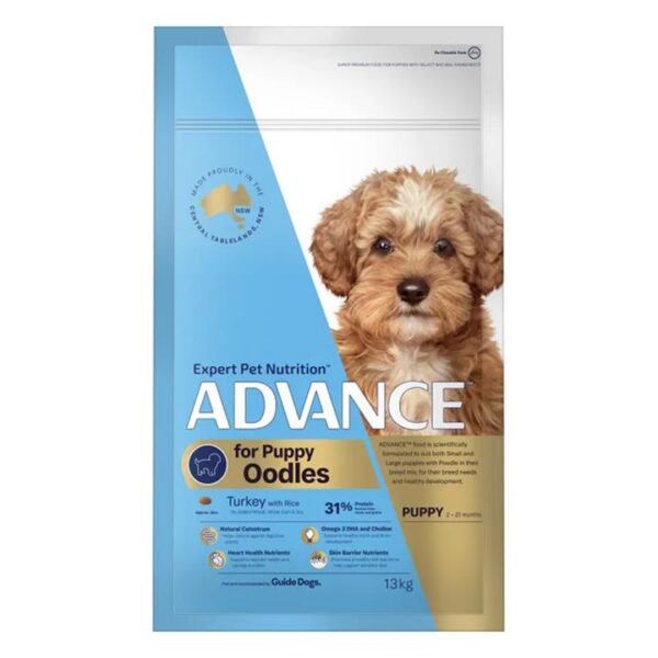 Advance Oodles Puppy Turkey With Rice Dry Dog Food  13 Kg