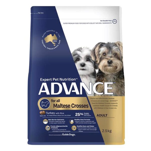 Advance Maltese Crosses Adult Turkey With Rice Dry Dog Food  13 Kg