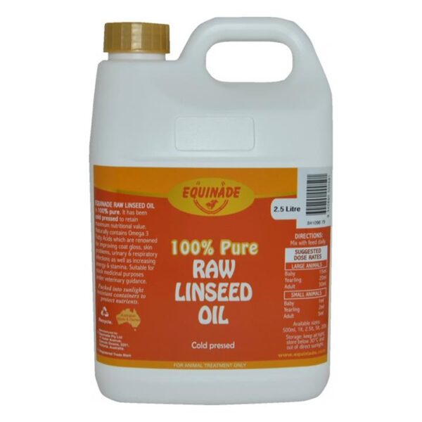 Equinade Raw Linseed Oil  2.5 Litres