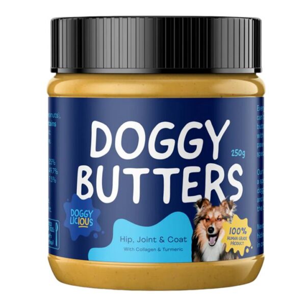 Doggylicious Hip, Joint & Coat Doggy Peanut Butter  250 Gm