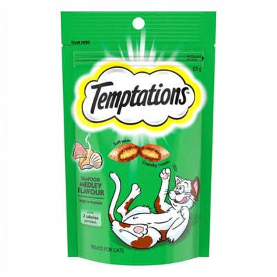 Temptations Seafood Medley Cat Treats 85gm 1 Pack