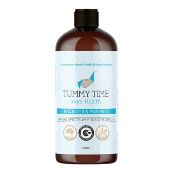 Ipromea Tummy Time Inner Health Broad Spectrum Probiotic Broth For Dogs And Cats  500 Ml