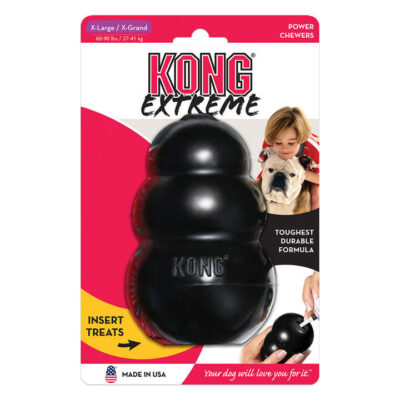 Kong Rubber Toy For Dogs - Extreme Black 1 X Xlarge