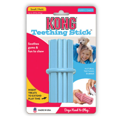 Kong Teething Dental Stick Puppy Toy For Dogs  1 X Small