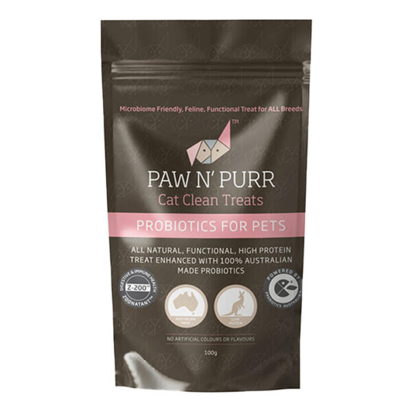Ipromea Paw N Purr Probiotic Clean Treats For Cats  100 Gm