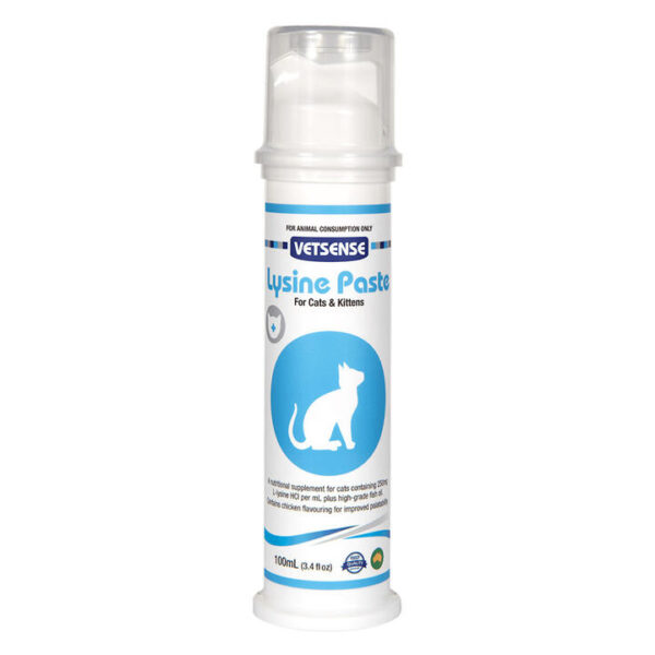 Vetsense Lysine Paste For Cats & Kittens  100 Ml