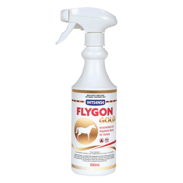 Vetsense Flygon Gold Insecticidal And Insect Repellant Spray For Horses  500 Ml