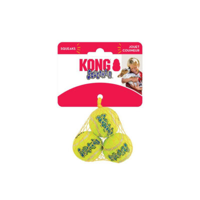Kong Squeakair Nonabrasive Felt Squeaker Balls Toy For Dogs  3 X Xsmall