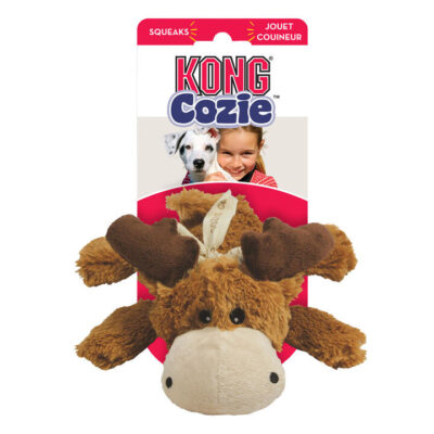 Kong Cozie Plush Squeaker Toy For Dogs - Marvin Moose 1 X Xlarge