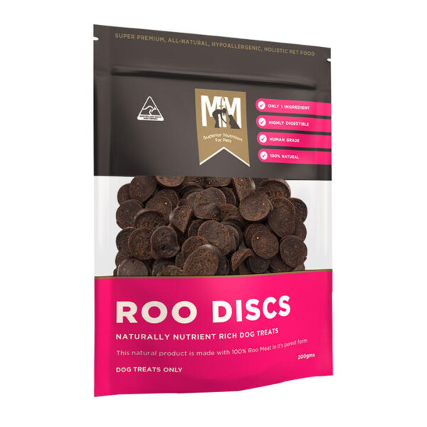 Meals For Mutts (Mfm) Roo Disc Naturally Nutrient Rich Dog Treats  200 Gm