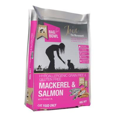 Meals For Meows (Mfm) Mackerel & Salmon With Coconut Oil Dry Cat Food  9 Kg