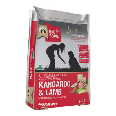 Meals For Mutts (Mfm) Kangaroo & Lamb With Vegetables And Coconut Oil Dry Dog Food  9 Kg