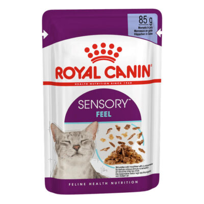 Royal Canin Sensory Feel In Jelly Adult Pouches Wet Cat Food 85 Gms 12 Pack
