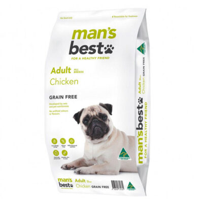 Mans Best Grain Free Chicken Adult Dry Dog Food  2 Kg