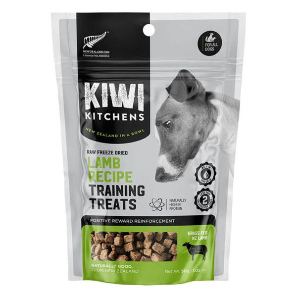 Kiwi Kitchens Raw Freeze Dried Lamb Recipe Grain Free Training Treats For Dogs  30 Gm
