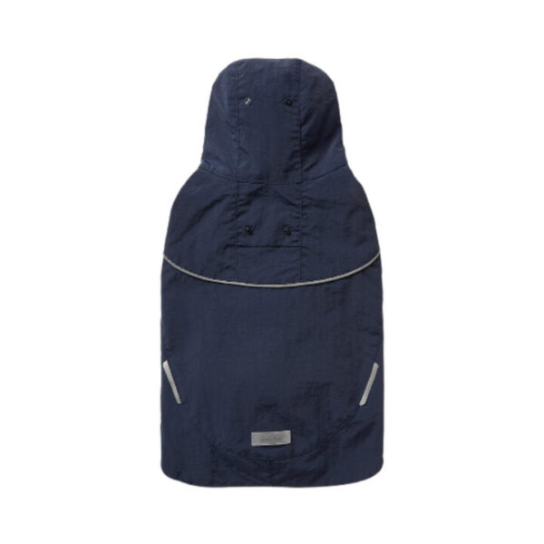 Snooza Wear Ripstop Dog Raincoat With Hood Navy 1 X Medium