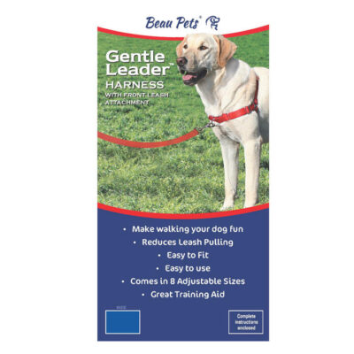 Beau Pets Gentle Leader Harness For Dogs - Blue 1 X Large