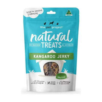 The Pet Project Natural Treats - Kangaroo Jerky  100 Gm