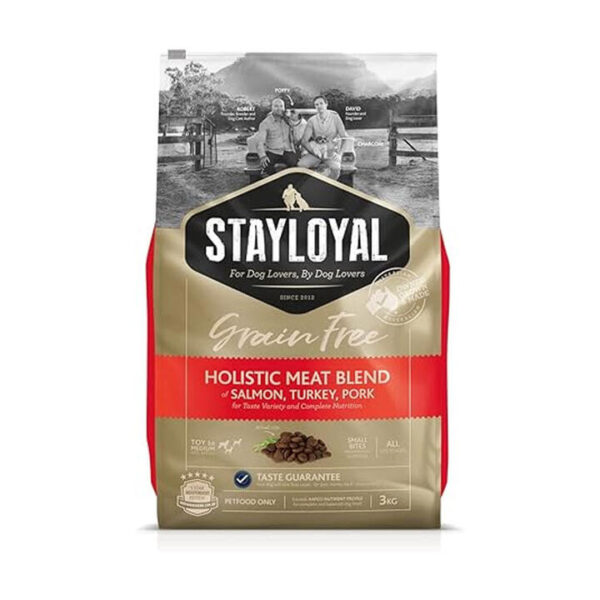 Stay Loyal Grain Free Salmon, Turkey & Pork  3 Kg