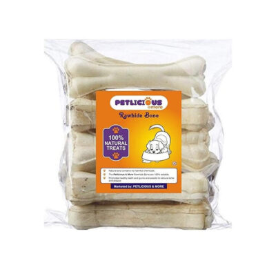 Rawhide Pressed Bones  5.5 Inch - 20 Pack