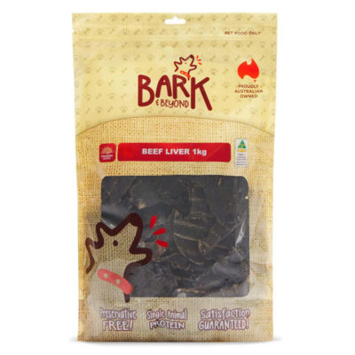Bark & Beyond Beef Liver Dog Treats  1 Kg