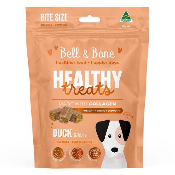 Bell And Bone Healthy Treats For Weight And Energy Support - Duck And Fibre  130 Gm