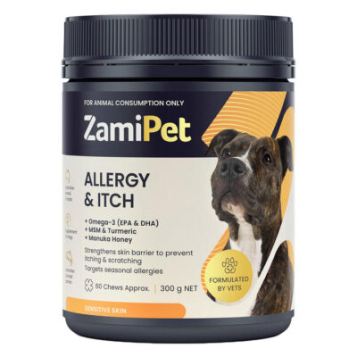 Zamipet Allergy & Itch Supplement For Dogs  60 Chews