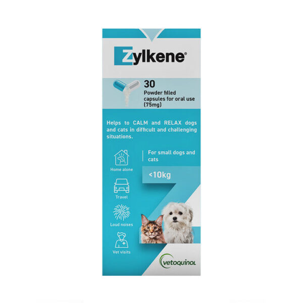 Zylkene Nutritional Supplement For Dogs And Cats 75 Mg 100 Capsule
