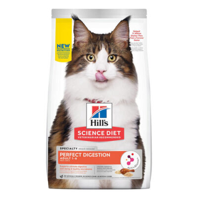 Hill's Science Diet Perfect Digestion Adult 1-6 Chicken, Barley & Whole Oats Recipe Dry Cat Food  1.59 Kg