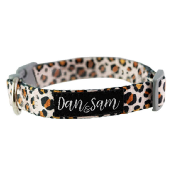 Dan & Sam Adjustable Polyester Webbing Collar For Dogs - Wild One 1 X Large