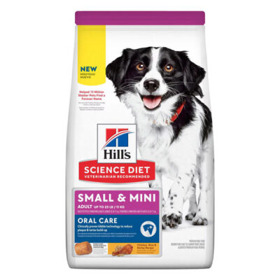 Hill's Science Diet Small & Mini Adult Oral Care Chicken, Rice & Barley Recipe Dry Dog Food  5.67 Kg
