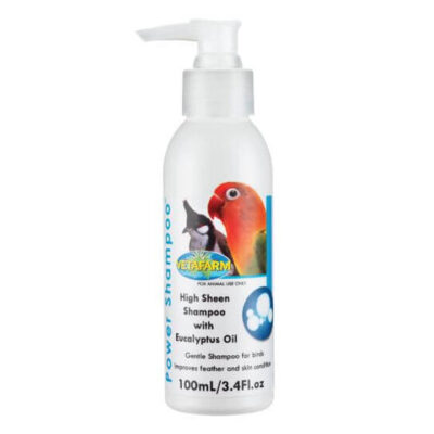 Vetafarm Power Shampoo High Sheen Shampoo With Eucalyptus Oil For Birds  100 Ml