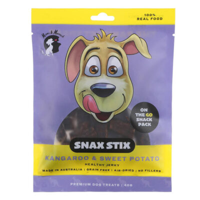 Mimi & Munch Snax Stix Kangaroo & Sweet Potato Natural Dog Treats  40 Gm