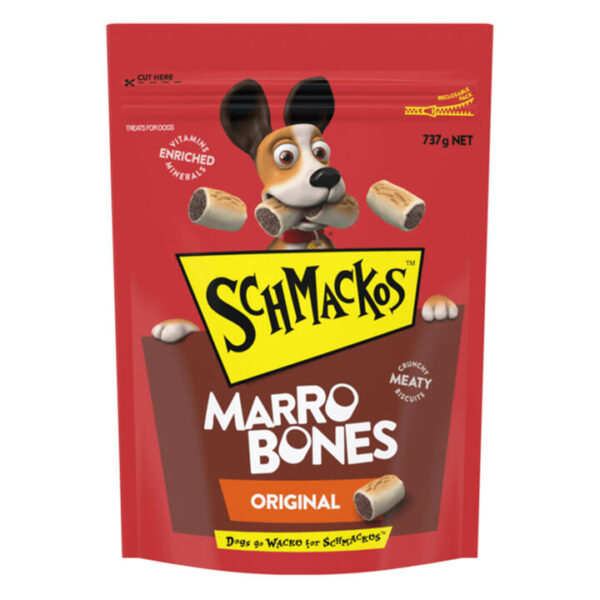 Schmackos Marro Bones Orijinal Crunchy Meaty Biscuits Dog Treats  737 Gm
