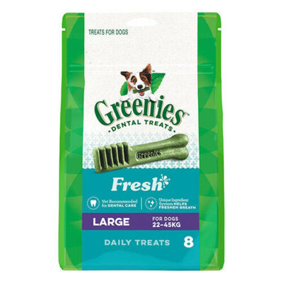 Greenies Fresh Dental Dog Treats Large 22 - 45kg 340 Gm