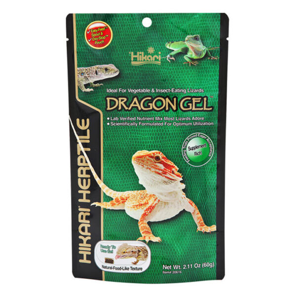 Hikari Dragongel Vegetable & Insect-Eating Lizard Food  60 Gm