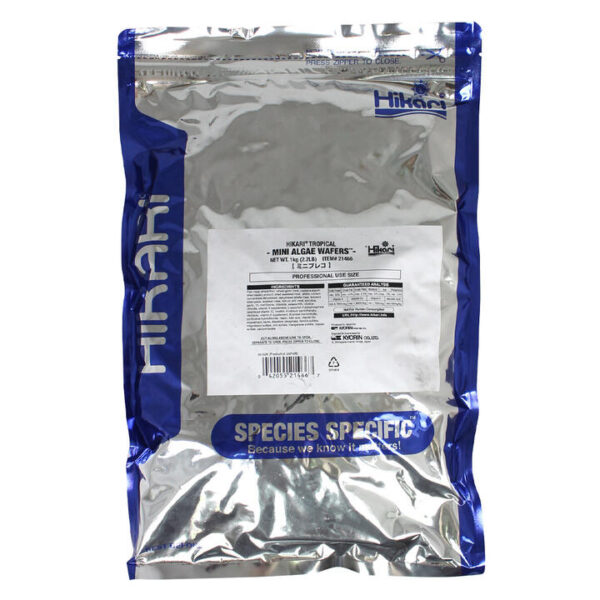 Hikari Mini Algae Wafers Herbivores Fish Food  1 Kg