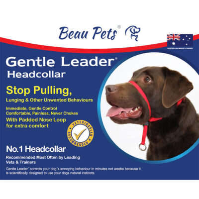Beau Pets Gentle Leader Headcollar For Dogs - Red 1 X Small