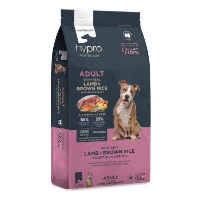 Hypro Premium Wholesome Grains Adult Dog Food (Lamb & Brown Rice)  20 Kg